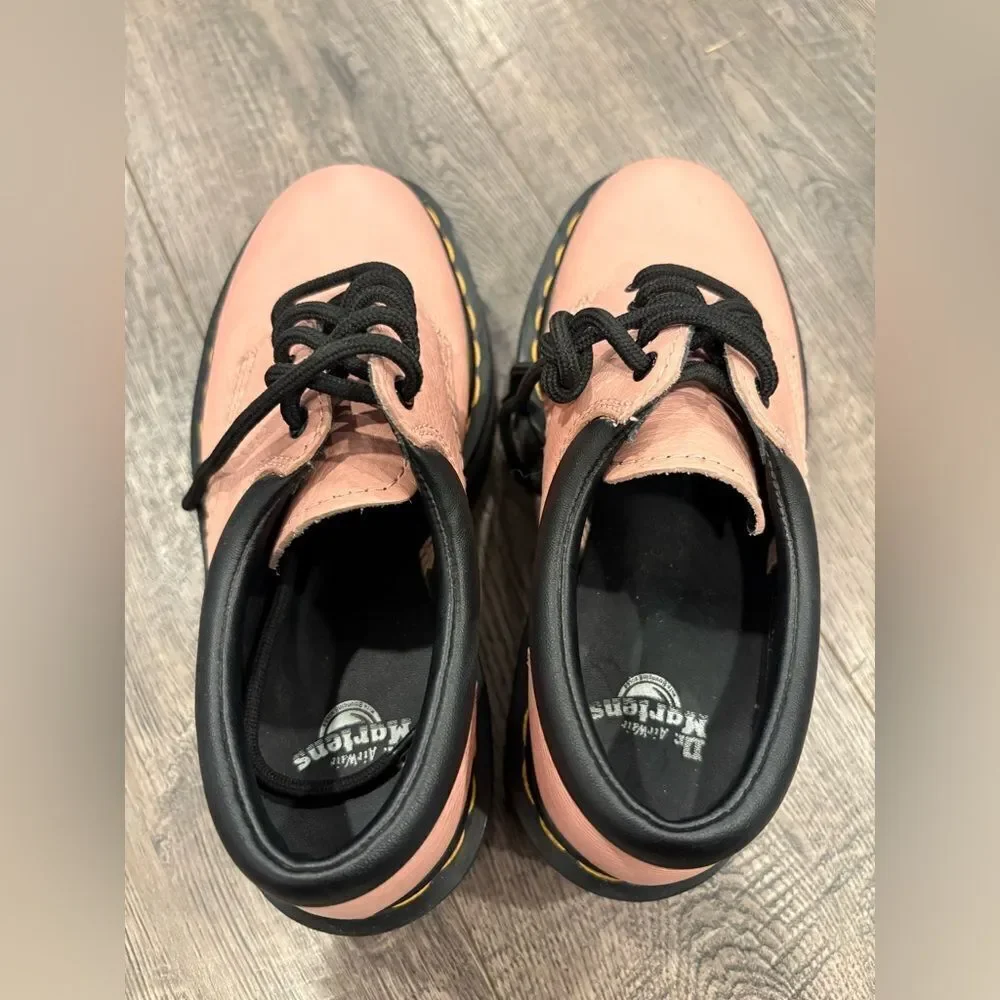 Doc Martens Pisa Leather Platform Shoes Quad Womens
